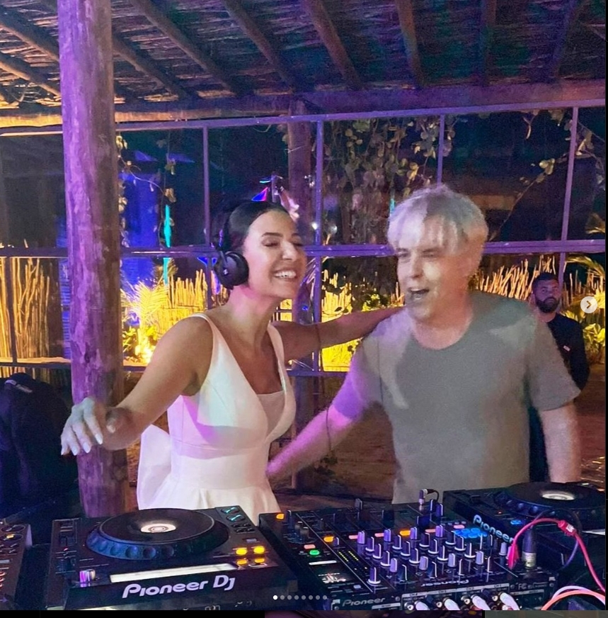 DJ Peixe e noiva